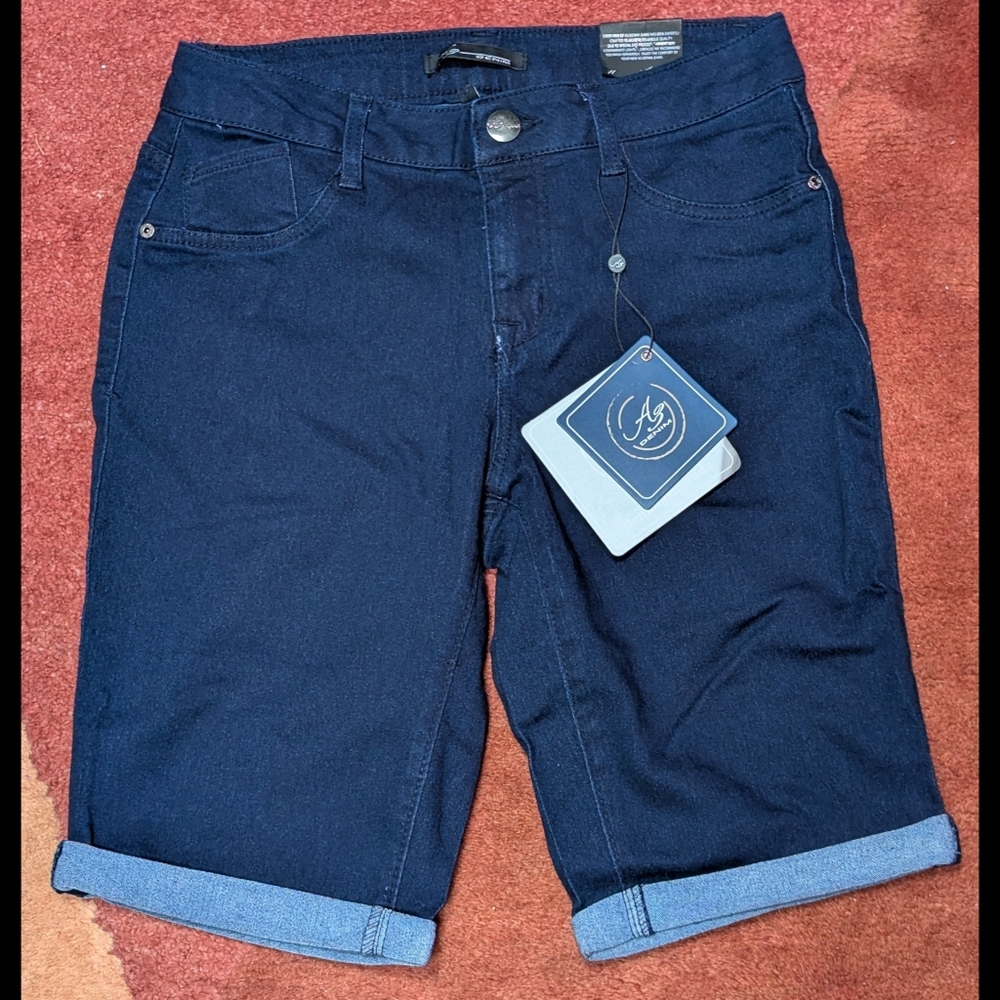 Denim Bermuda Shorts